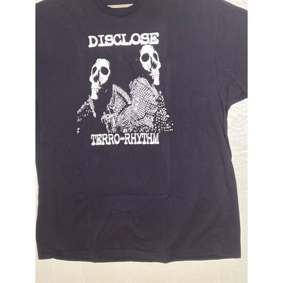 Disclose Terro-Rhythm Graphic  L T-Shirt Skull Print Cotton Unisex Punk Rock - Picture 6 of 8